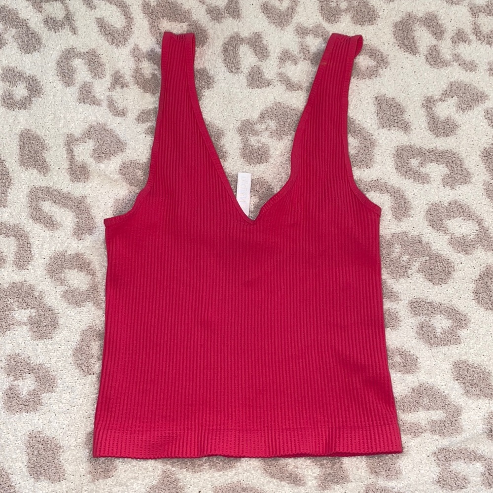 Hot pink nikibiki tank top